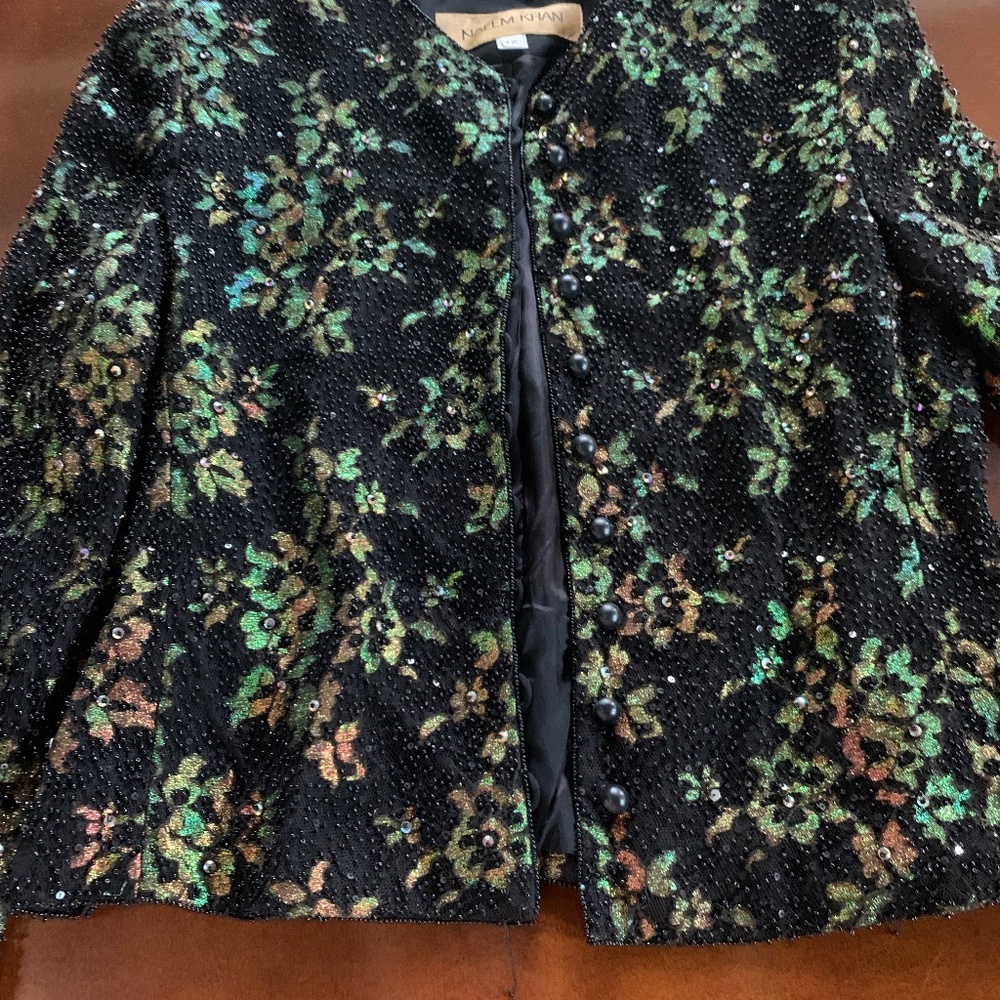 Naeem Khan embroidered top